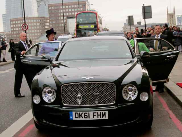 The Queen's car