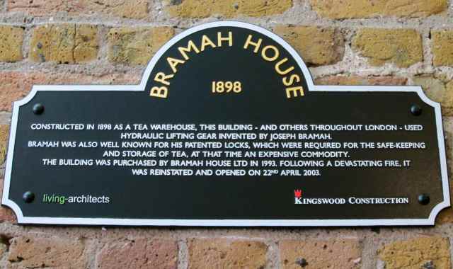bramah House sign