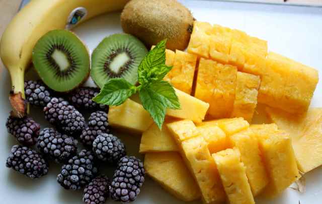 pineapple and fruit