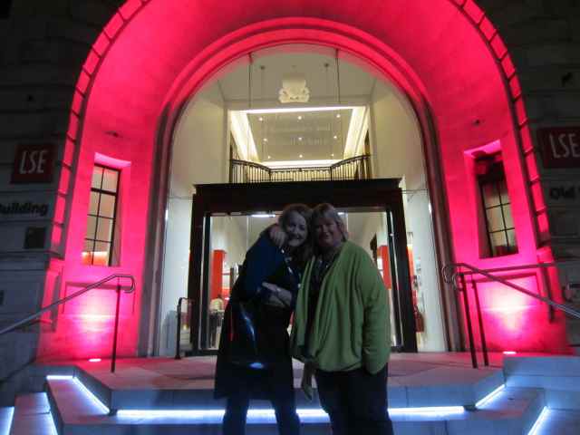 me and laura at LSE