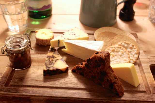 The George cheese platter