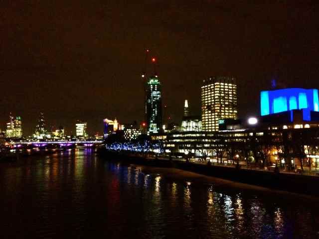 view from Waterloo Bridge
